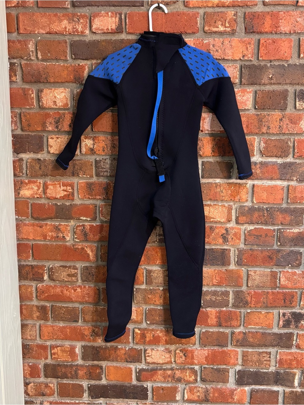 Crane Performance kids neoprene full wetsuit black/blue 5-6